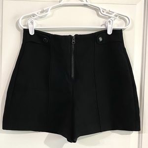 Zara black shorts